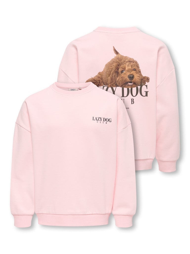 KOGBILA L/S OVZ PRINT O-NECK SWT NOOS