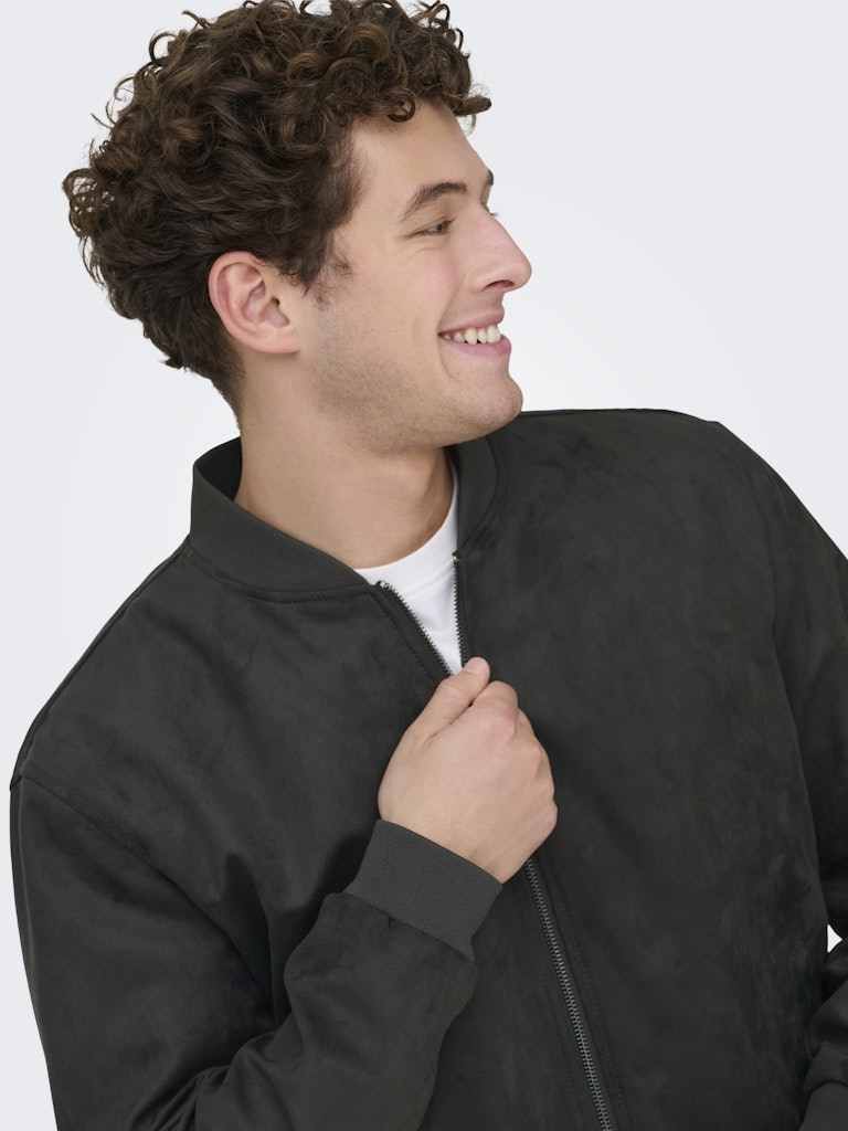 ONSLUCAS FAKE SUEDE BOMBER OTW NOOS