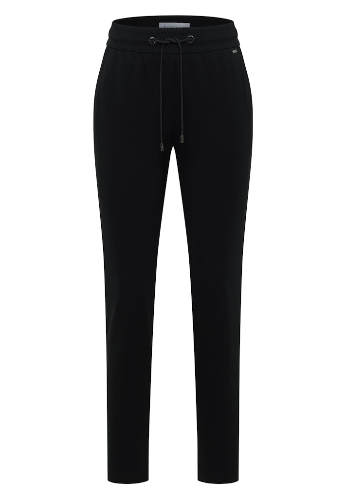 Mid Waist Slim Leg Hose im Casual Fit