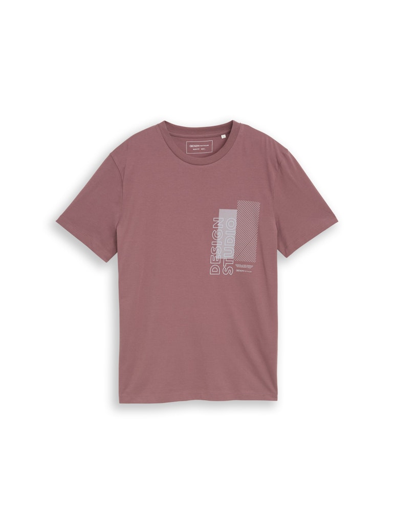 Basic T-Shirt mit Logo-Print
