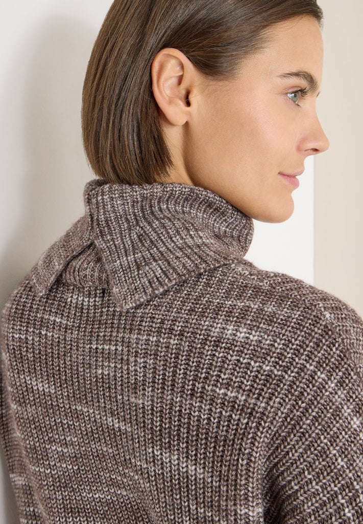 Space Dye Rollkragenpullover