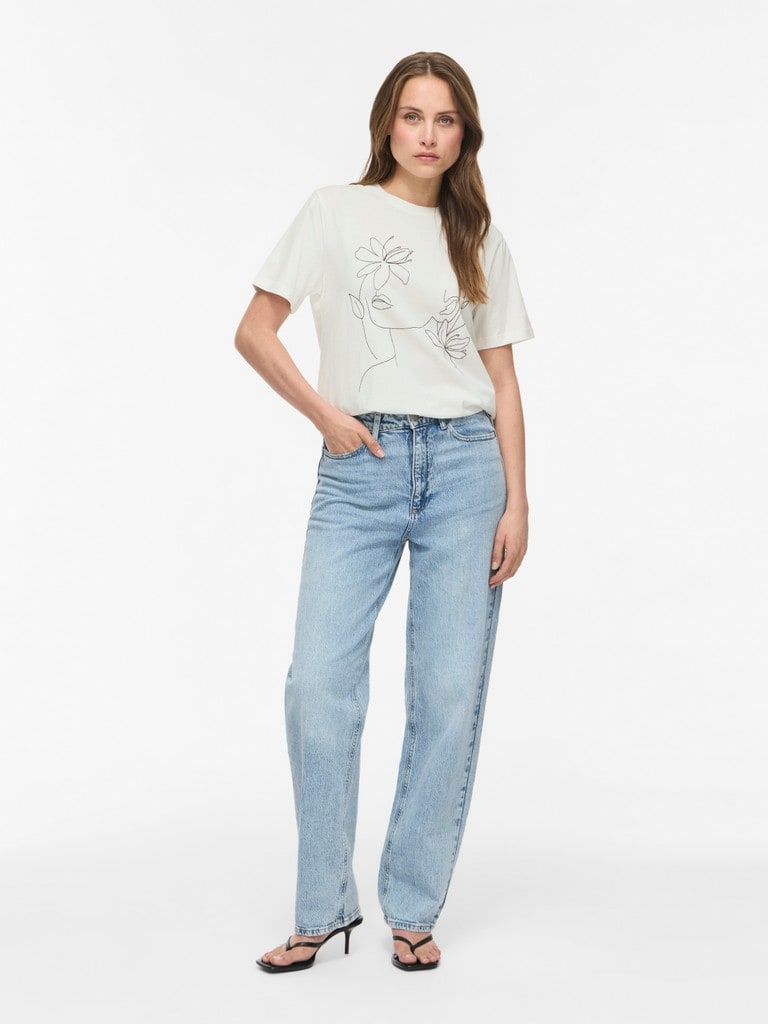 VISYBIL O-NECK S/S ARTISTIC TOP