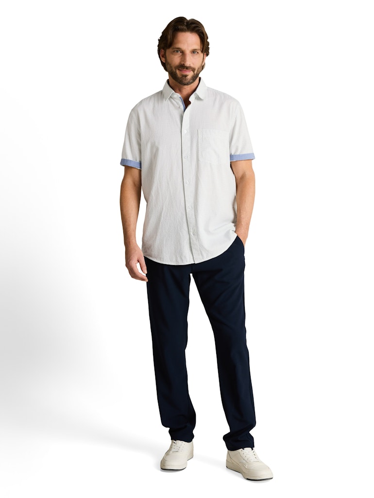 Regular Fit Kurzarmhemd aus Baumwolle