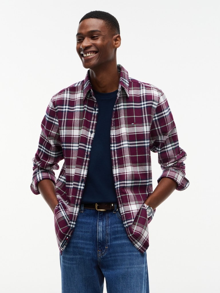 TJM REG FLANNEL CHECK SHIRT EXT
