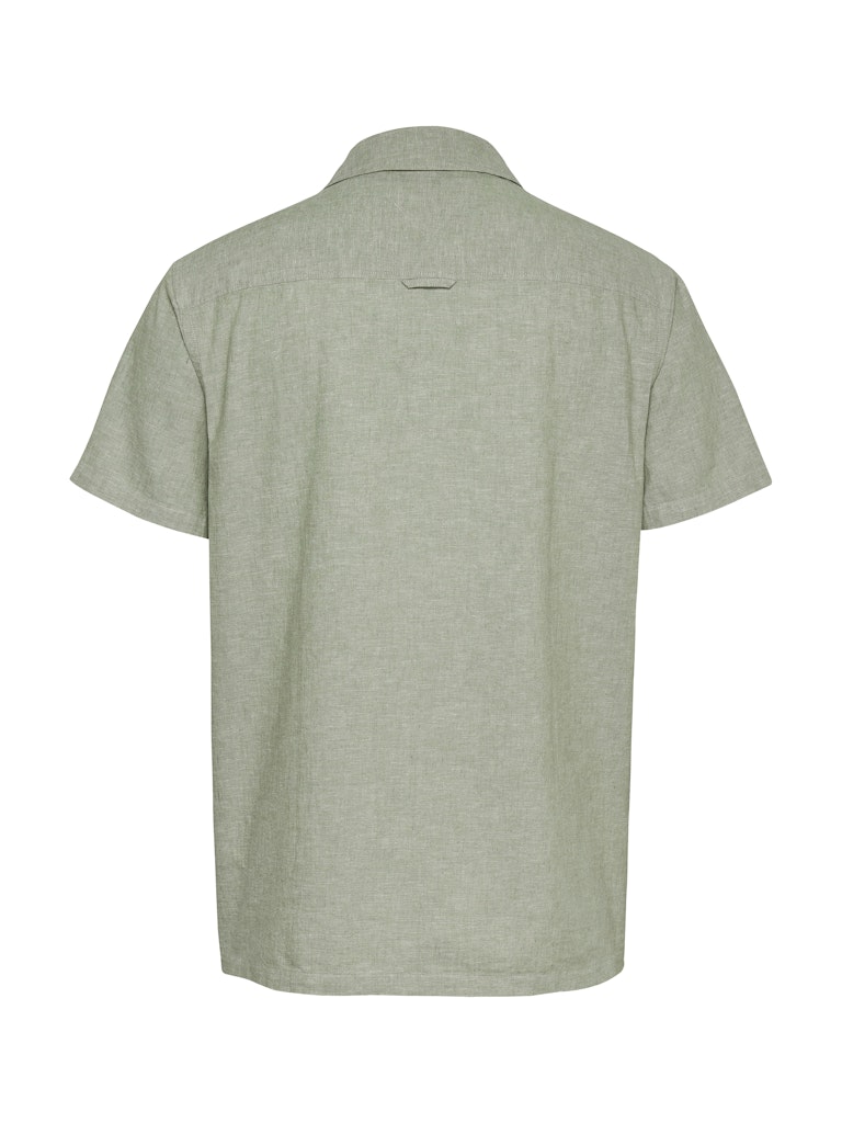TJM LINEN BLEND CAMP SS EXT