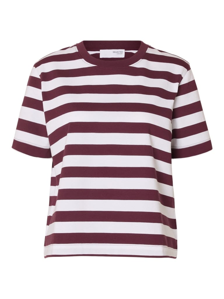SLWESSENTIAL SS STRIPED BOXY TEE NOOS