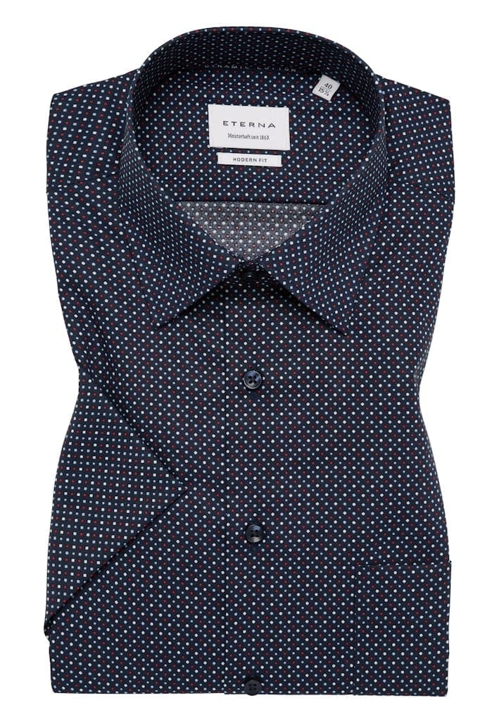 Hemd Popeline Kurzarm