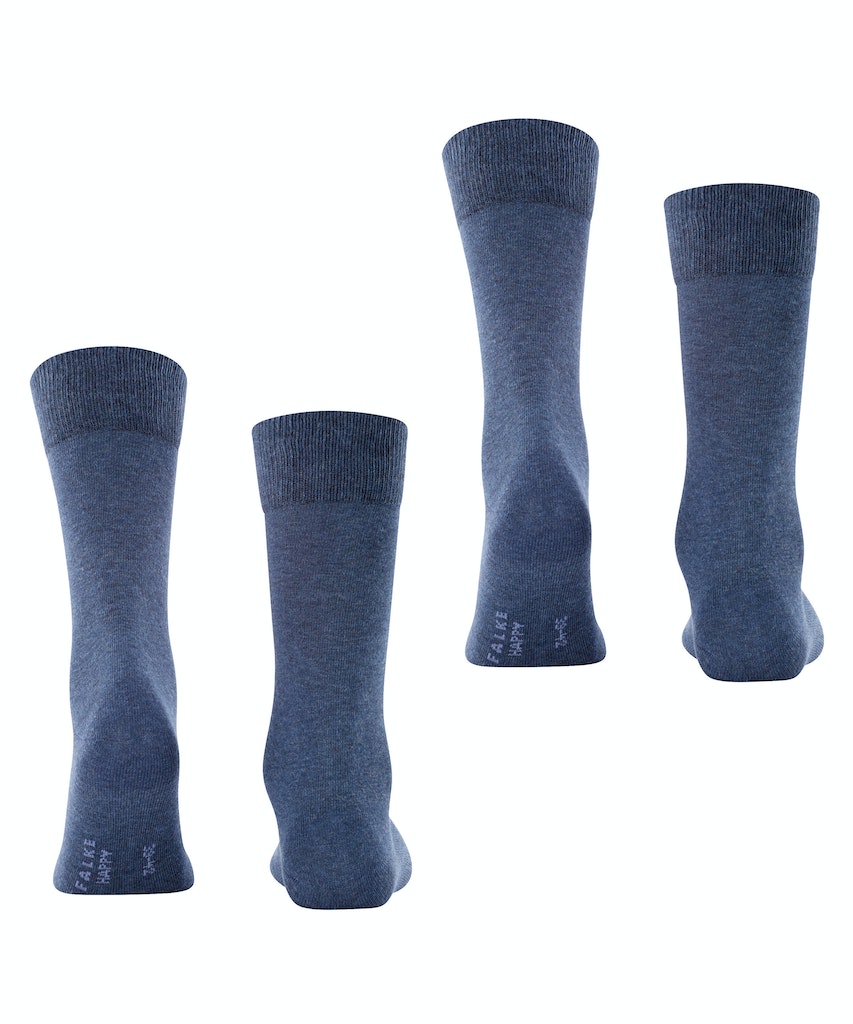 FALKE Happy 2-Pack Herren