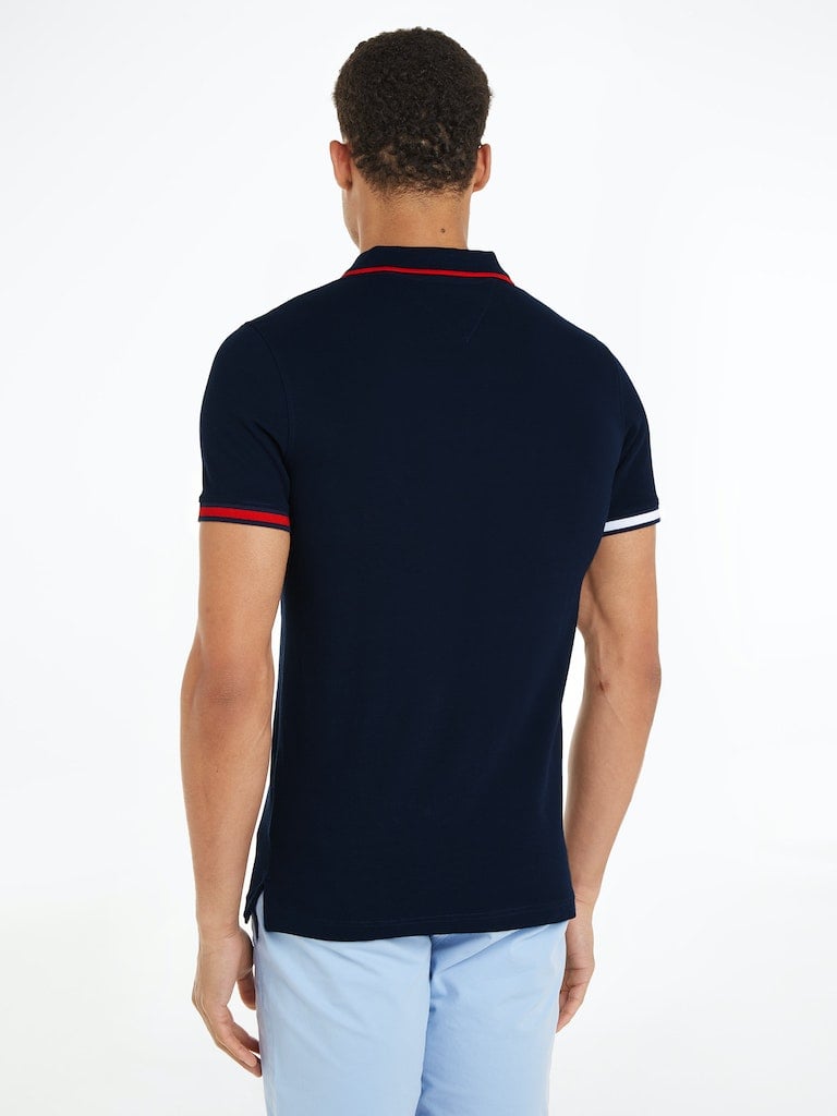 TJM SLIM FLAG CUFFS POLO | BLUE | L | 1511796.8720636411804