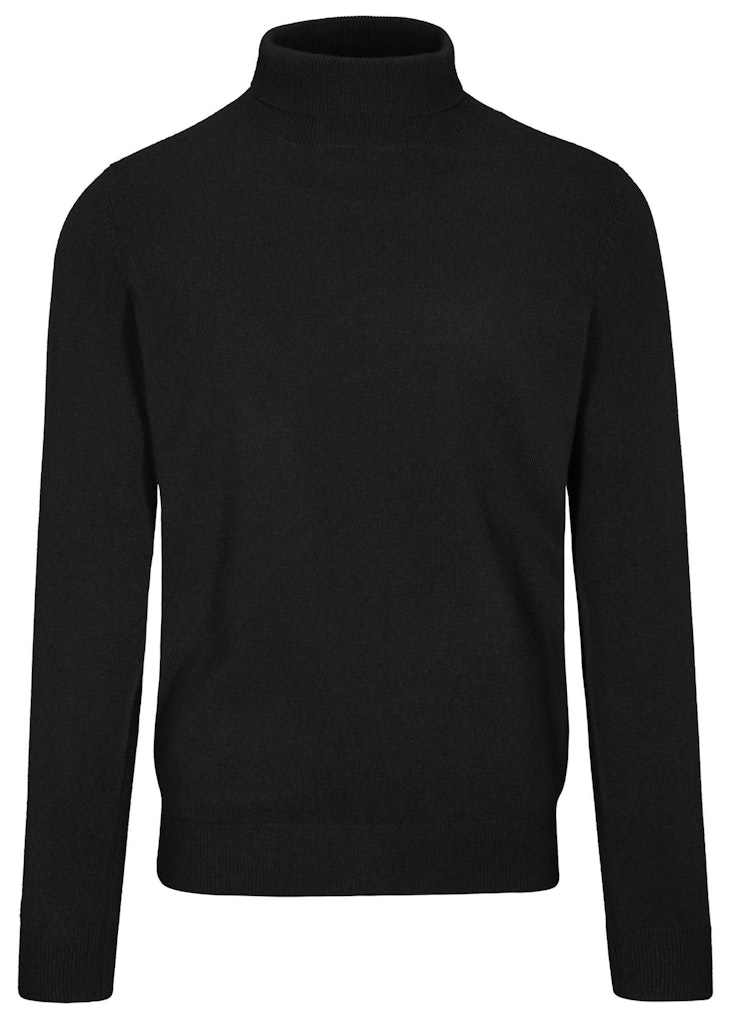 Rollkragen Pullover Basic,uni