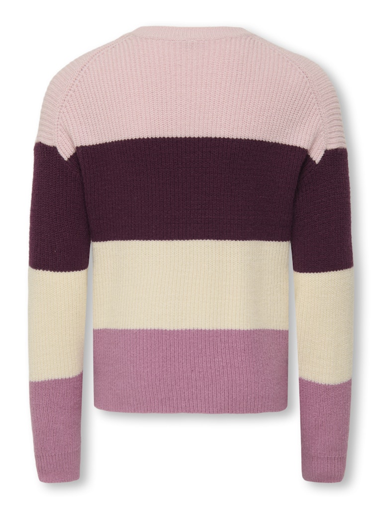 KOGSANDY L/S STRIPE PULLOVER KNT NOOS
