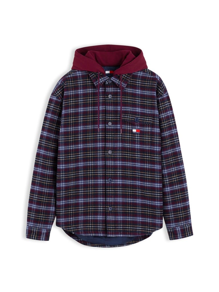 TJM LOGO HOODED OVERSHIRT