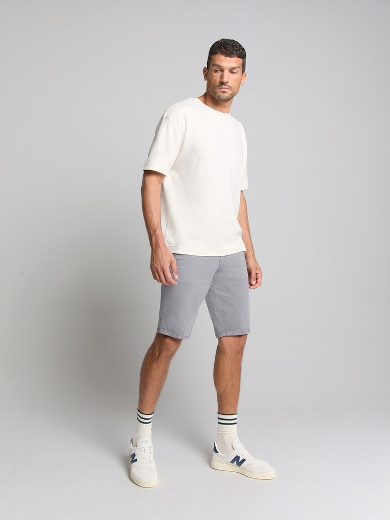 Short Chino Garment Dyed Twill Stretch