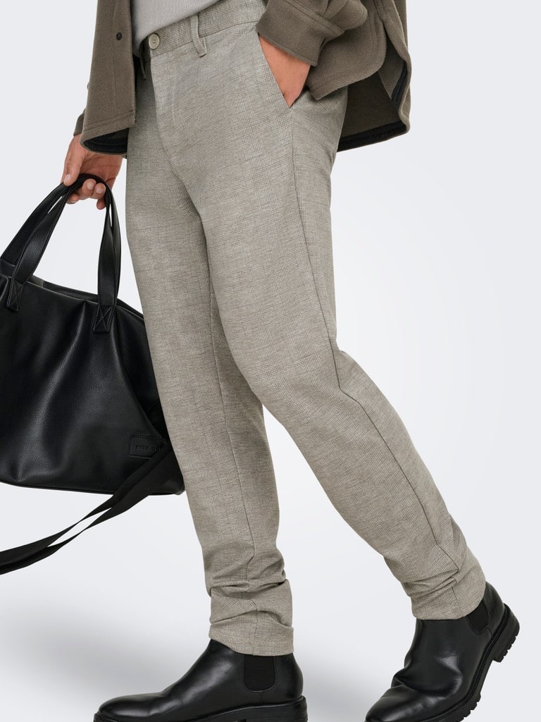 ONSMARK SLIM CHECK 020919 PANT NOOS