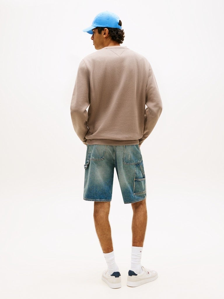 Tommy Flag Brushed Fleece Sweatshirt