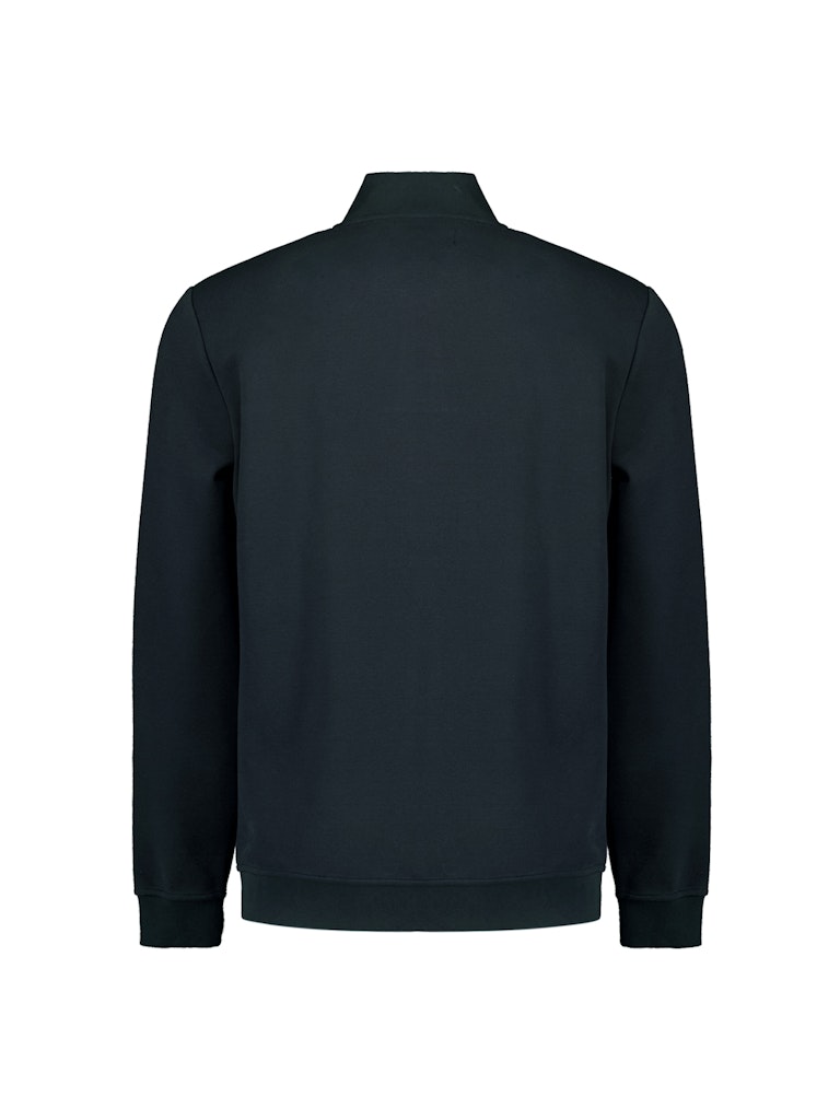 Sweater Full Zipper Pique Bomber