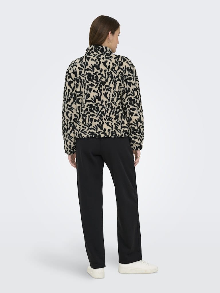 ONLNEW DALLAS L/S HIGHNECK ZIP SWT NOOS