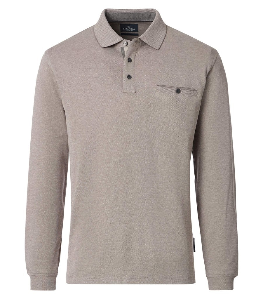 Polo-Shirt Langarm