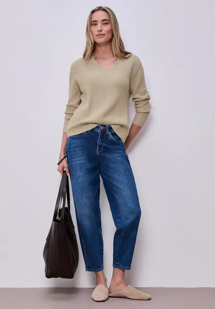 Pullover in Unifarbe