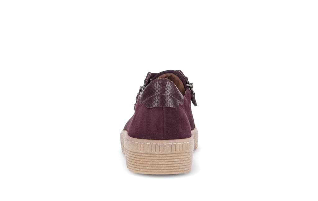 Sneaker low Rauleder lila