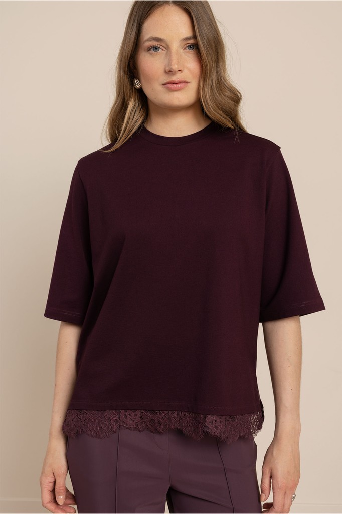 Fiore lace tee