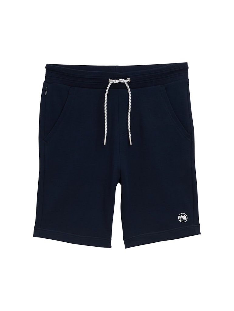 Sweat Shorts mit detailliertem Kordelzug