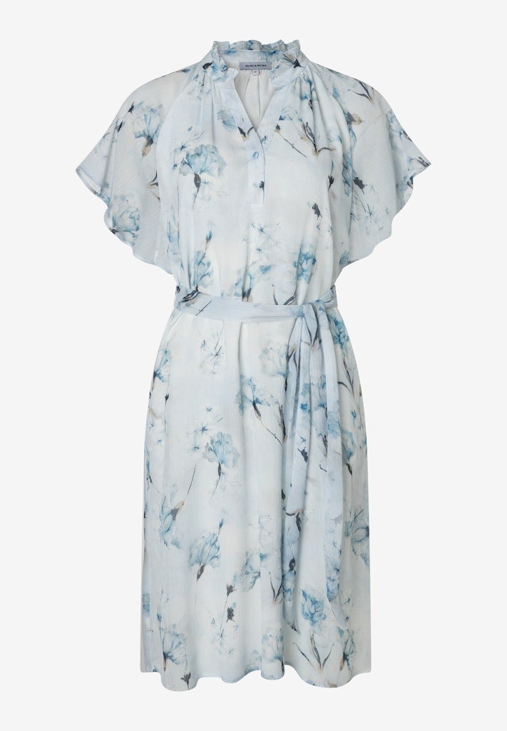 Printed Crinkle Chiffon Dress