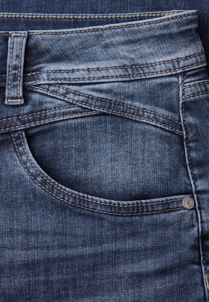 High Waist Wide Leg Jeans im Loose Fit