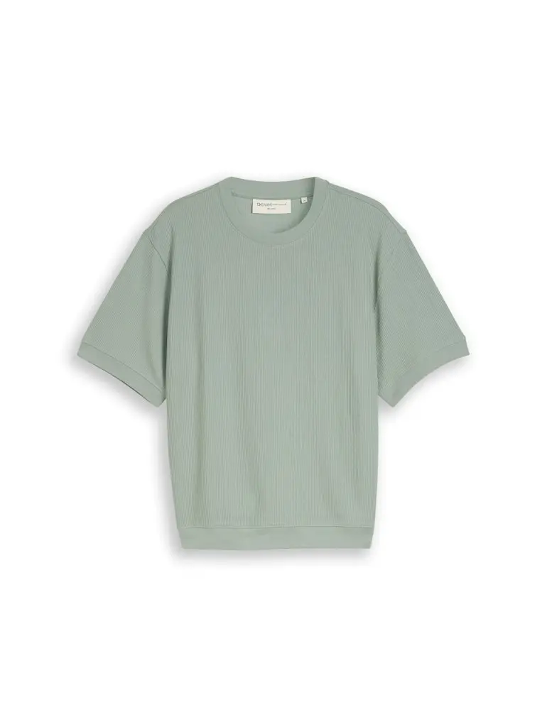 Relaxed Fit T-Shirt im Sweatshirt-Style