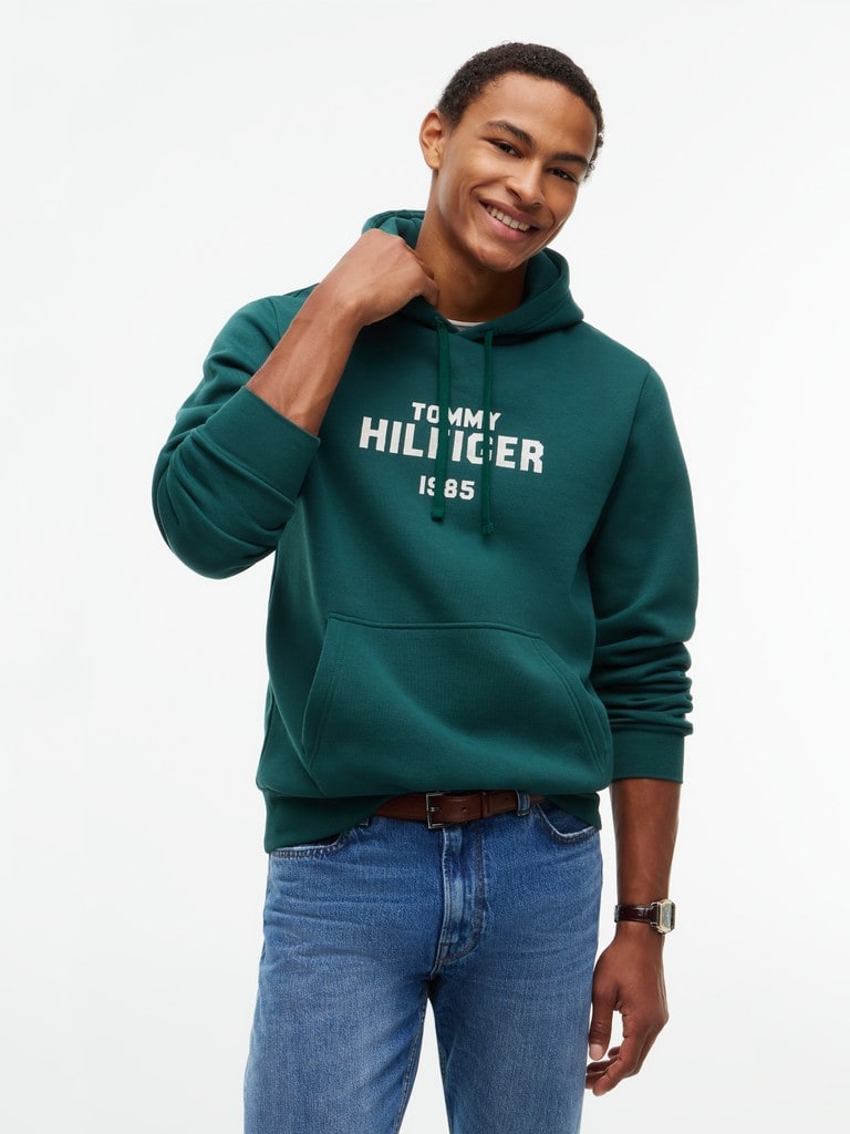 HILFIGER STACK REG FLEECE HOODIE