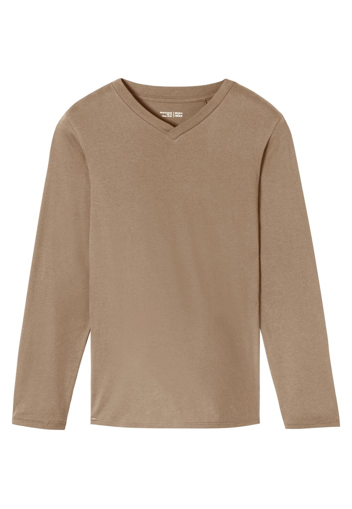 Langarmshirt V-Ausschnitt
