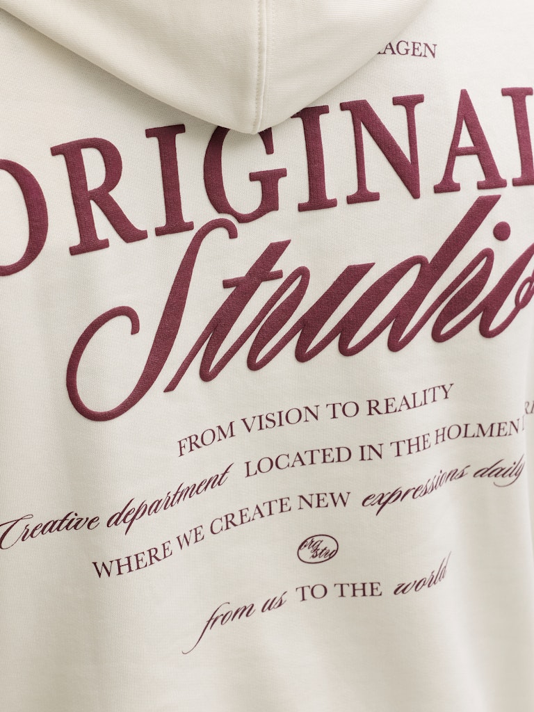JORNORREBRO TYPO BACK SWEAT HOOD SN