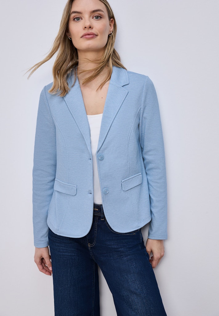 Basic Piqué Blazer