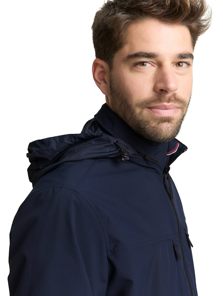 Blouson Jacke mit verstaubarer Kapuze