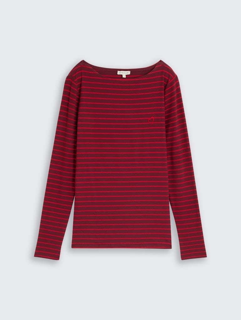 Langarmshirt mit Streifenmuster