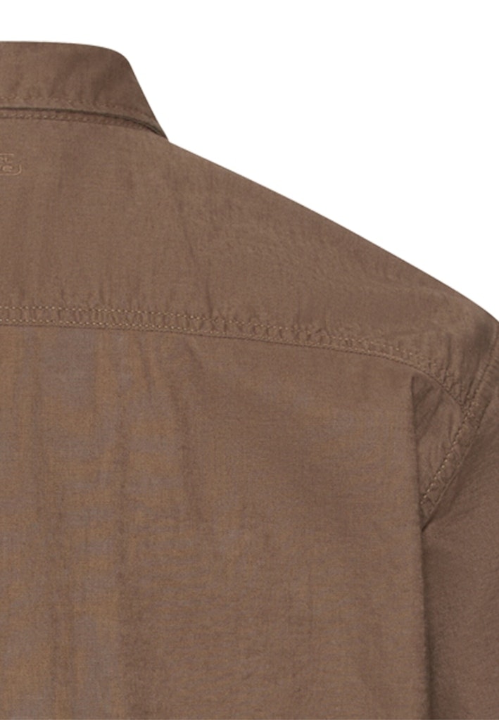 Kurzarmhemd aus Leinenmix