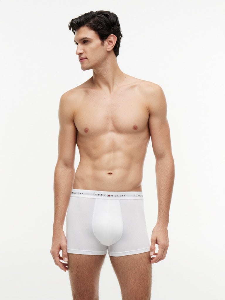3-Pack Signature Repeat Logo Waistband Trunks