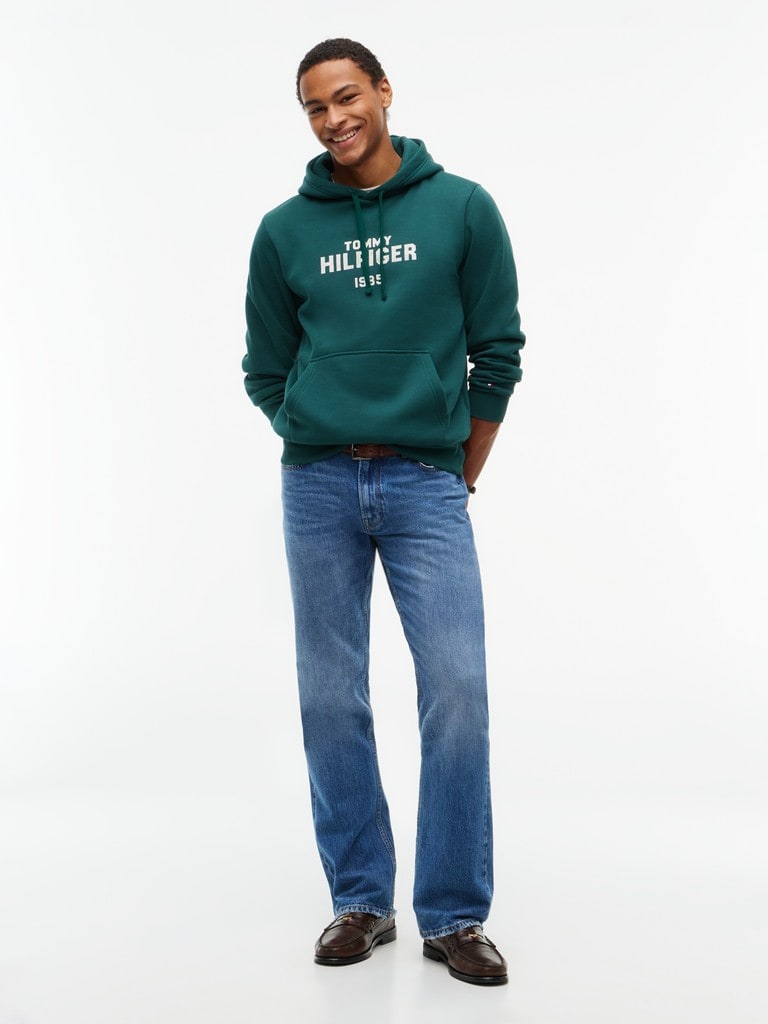 HILFIGER STACK REG FLEECE HOODIE