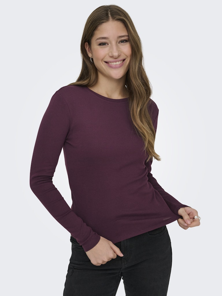 ONLRILEY O-NECK L/S TOP JRS NOOS
