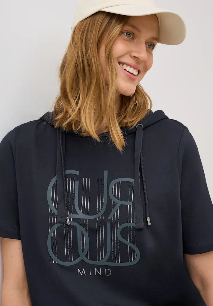 Kapuzenshirt mit Wording