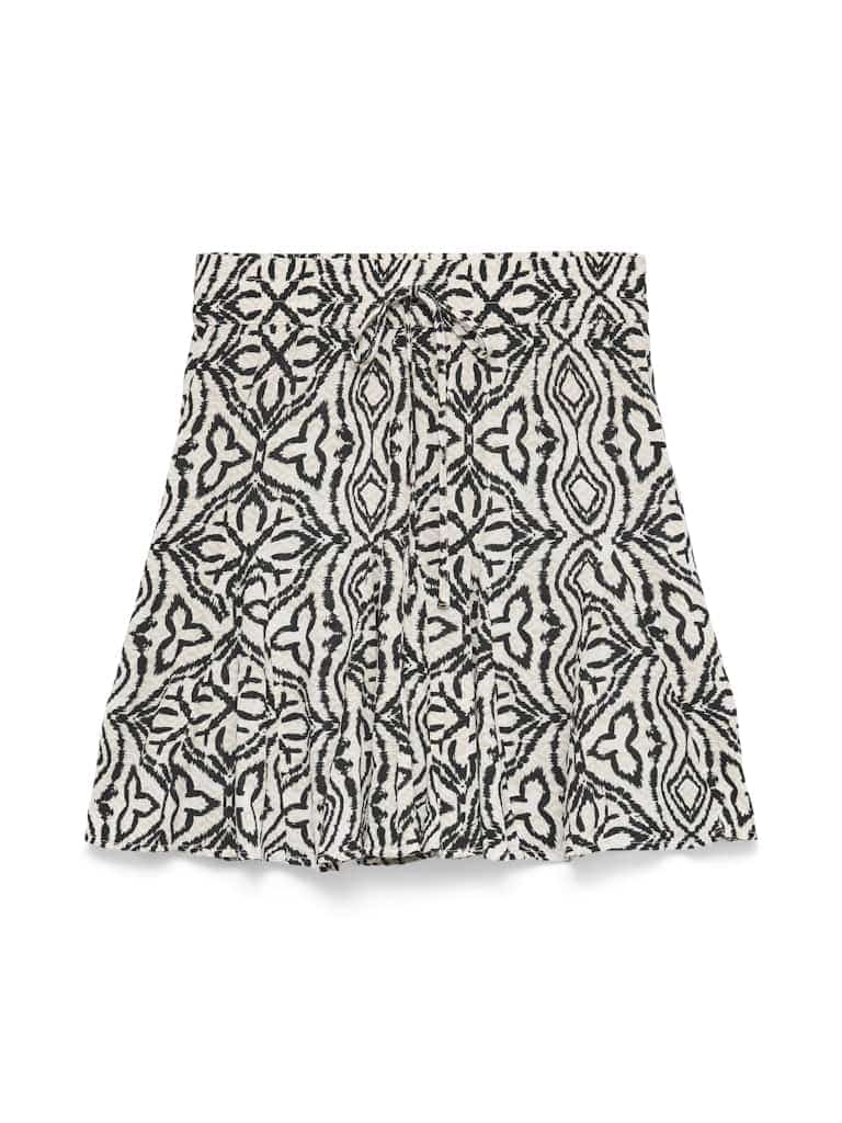 VMMENNY HW TIE SHORT SKIRT WVN GA