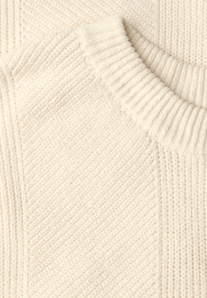 Ärmelloser Chenille Pullover