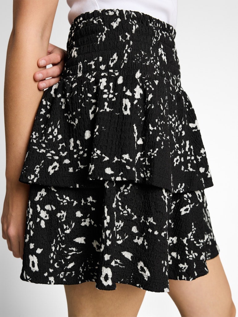 Crinkle Mini-Rock mit Volants