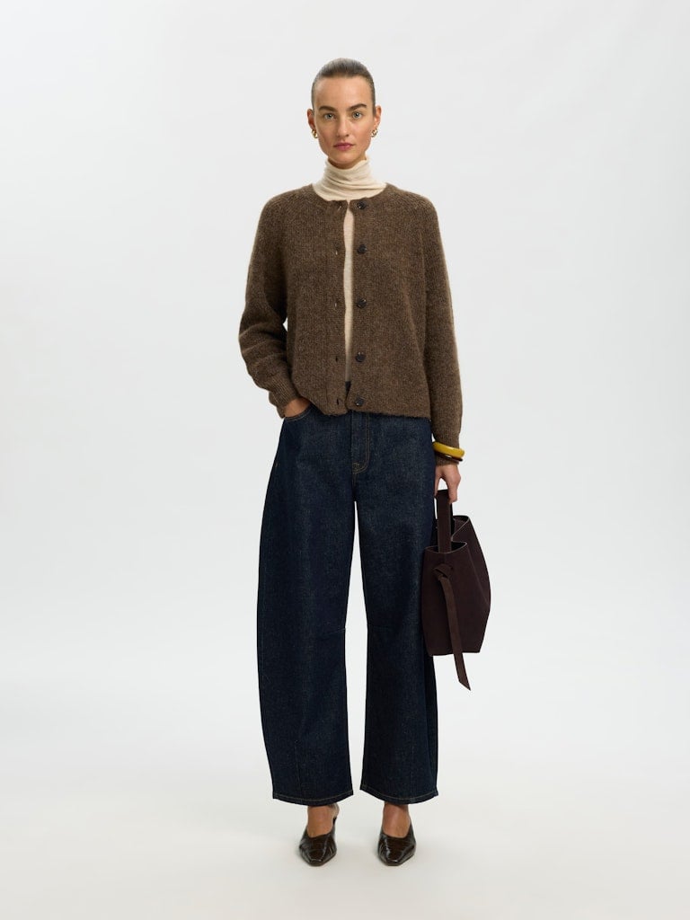 SLWLULU LS KNIT SHORT CARDIGAN NOOS