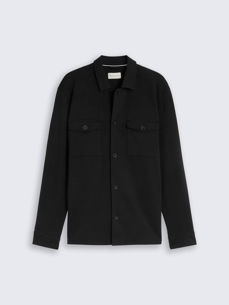Sweat-Overshirt mit Taschen