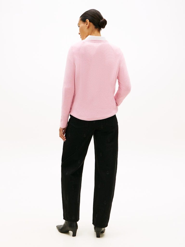 CO CARDI FINE GG LS V-NK SWT