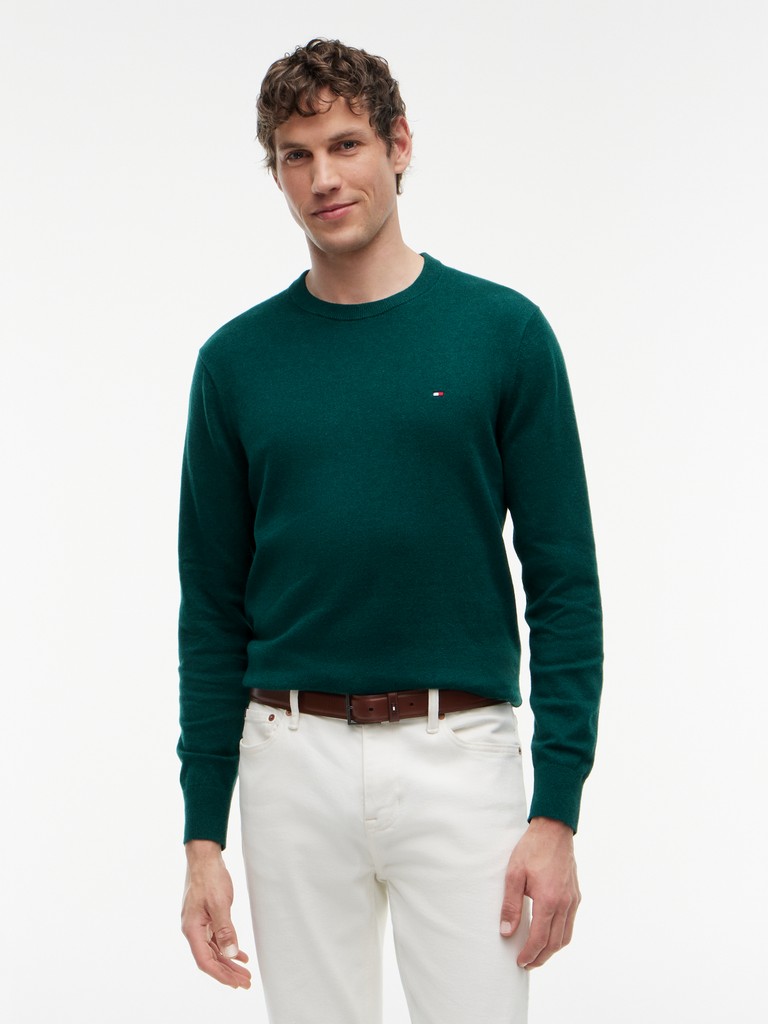 PIMA ORG CTN CASHMERE CREW NECK