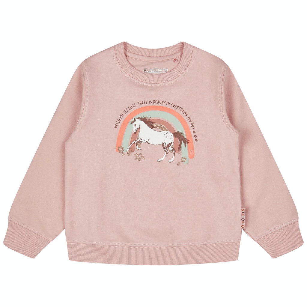 Sweatshirt mit Pferde-Print