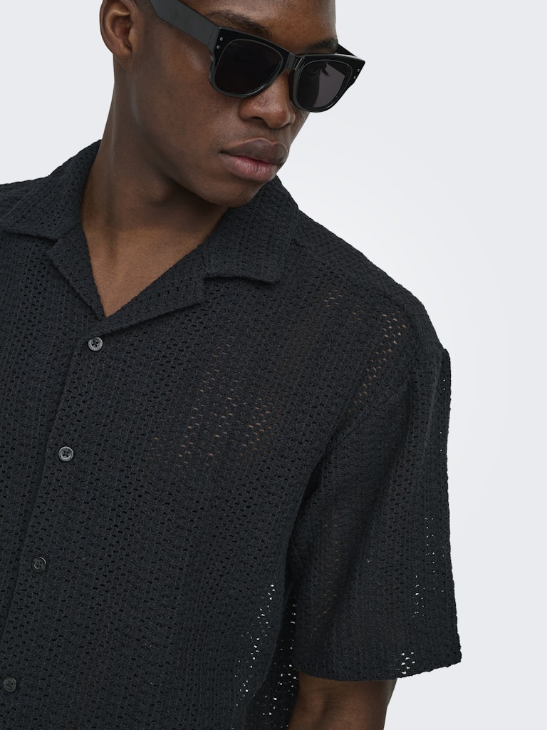 ONSDANI CROCHET SS SHIRT NOOS