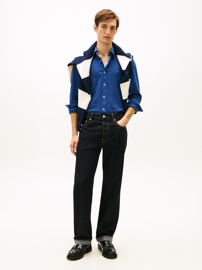 KNIT PIQUE FEATHERWEIGHT SHIRT